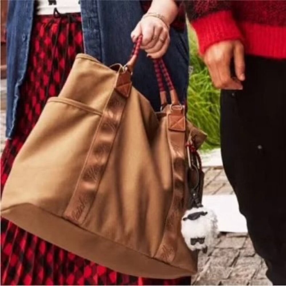 Woolrich x Target Large Canvas Tote Bag in Khaki Brown NWT + Free Ship